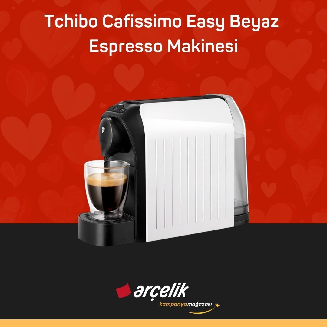 Tchibo Cafissimo Easy, Beyaz Espresso Makinesi