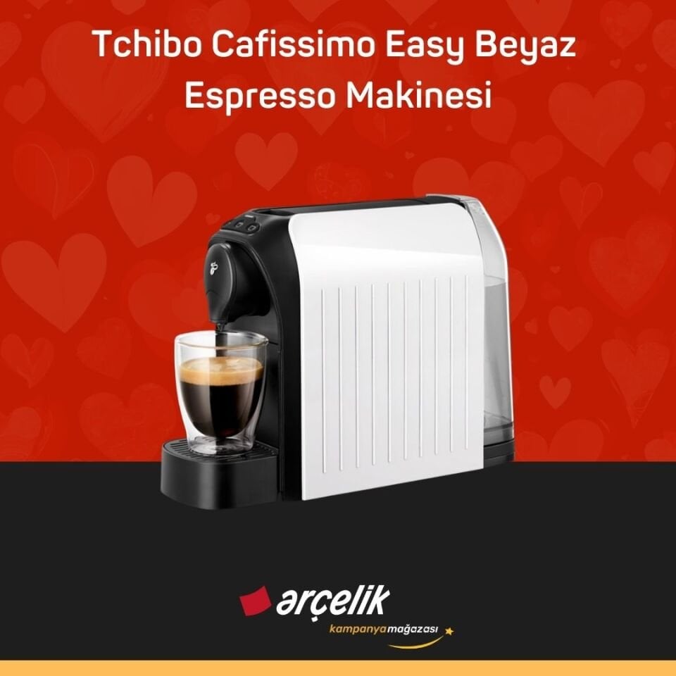 Tchibo Cafissimo Easy, Beyaz Espresso Makinesi