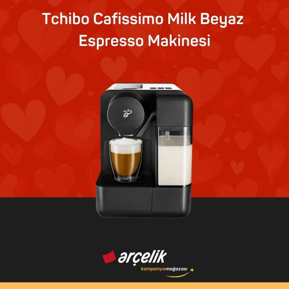 Tchibo Cafissimo Milk, Beyaz Espresso Makinesi