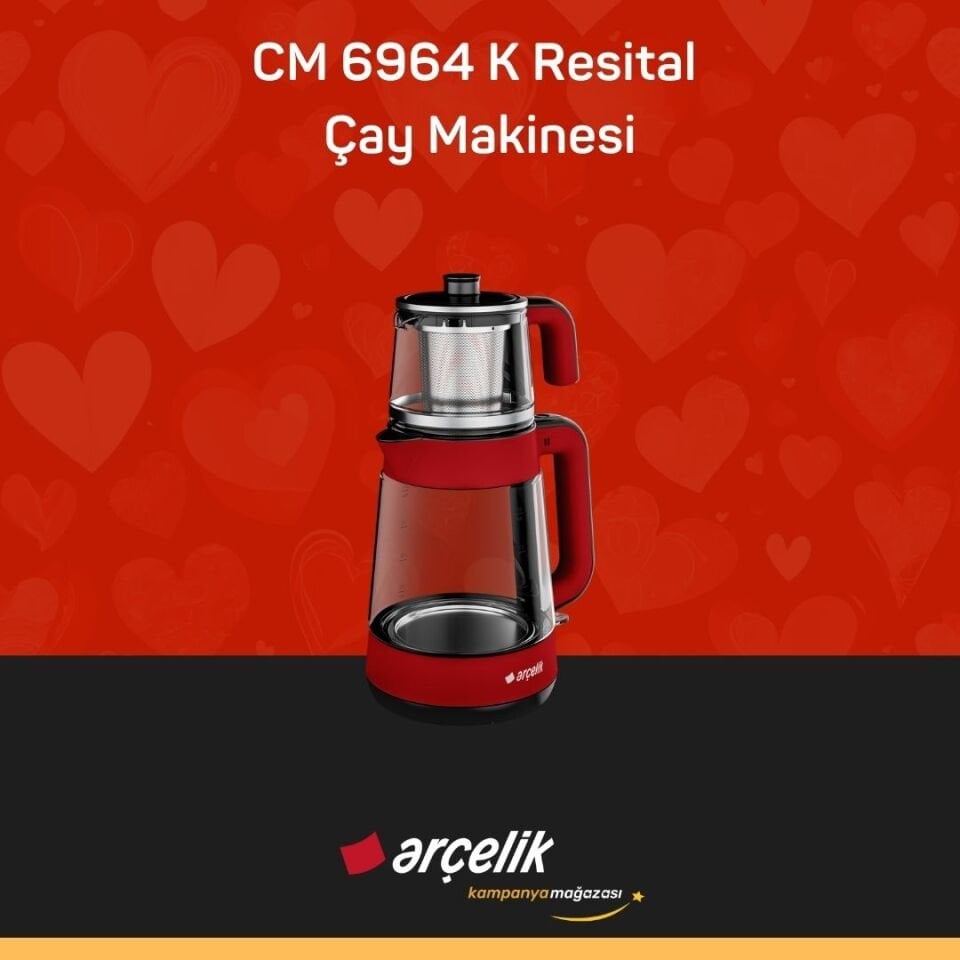 ARÇELİK CM 6964 K Resital Çay Makinesi