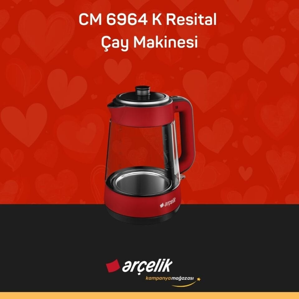 ARÇELİK CM 6964 K Resital Çay Makinesi