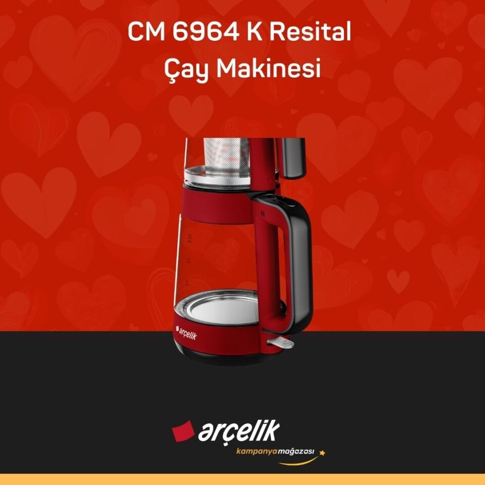 ARÇELİK CM 6964 K Resital Çay Makinesi