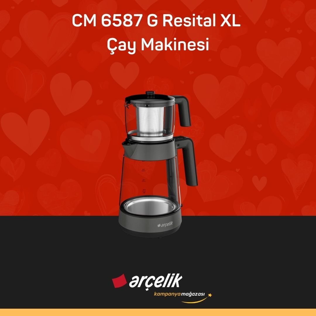 ARÇELİK CM 6587 G Resital XL Çay Makinesi
