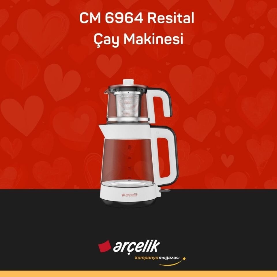 ARÇELİK CM 6964 Resital Çay Makinesi