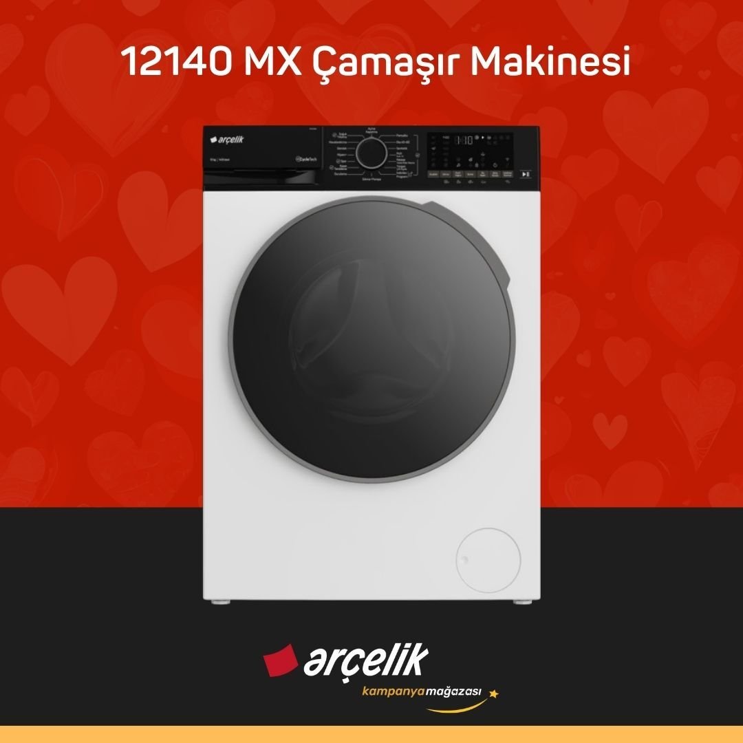 ARÇELİK 12140 MX 12 Kg Çamaşır Makinesi