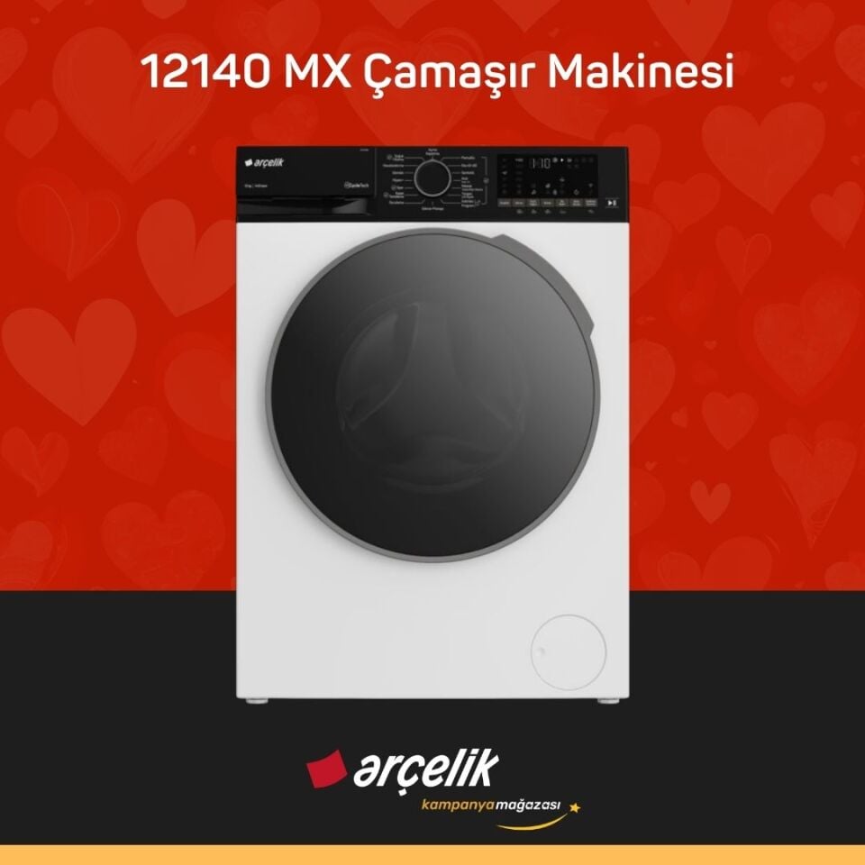 ARÇELİK 12140 MX 12 Kg Çamaşır Makinesi