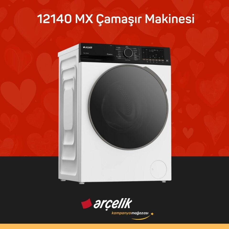 ARÇELİK 12140 MX 12 Kg Çamaşır Makinesi