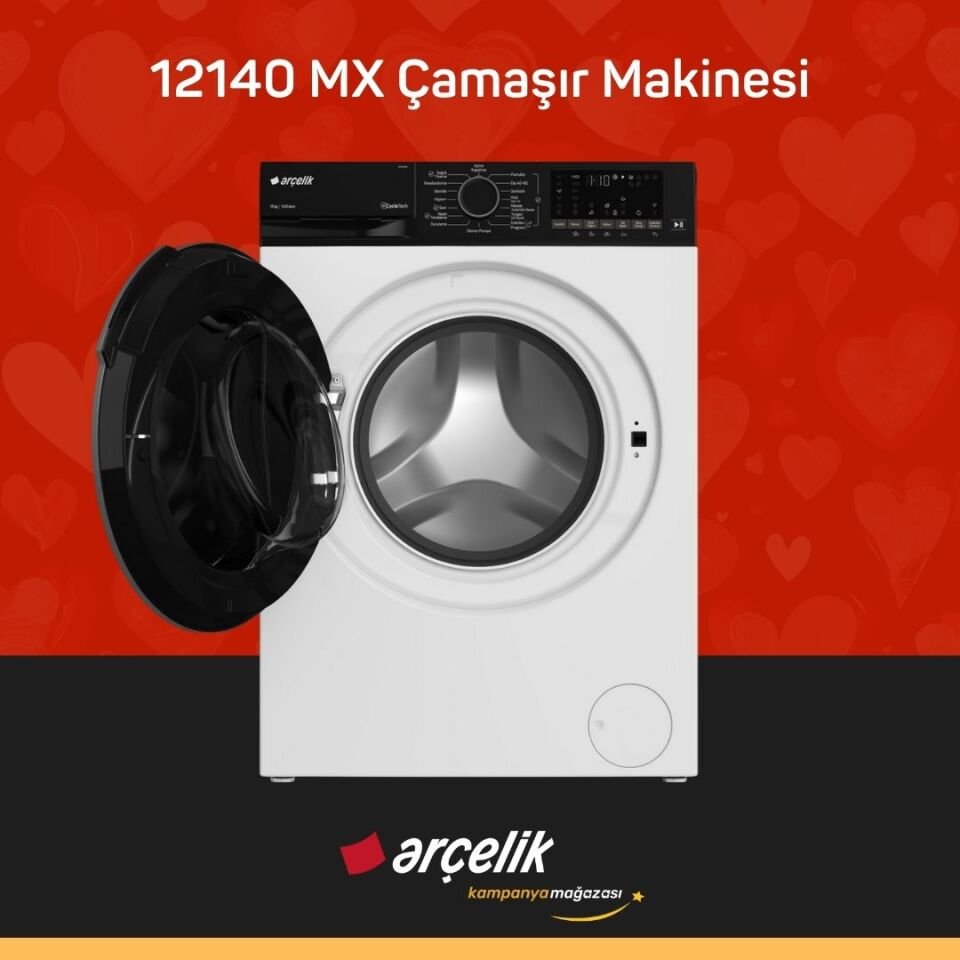 ARÇELİK 12140 MX 12 Kg Çamaşır Makinesi