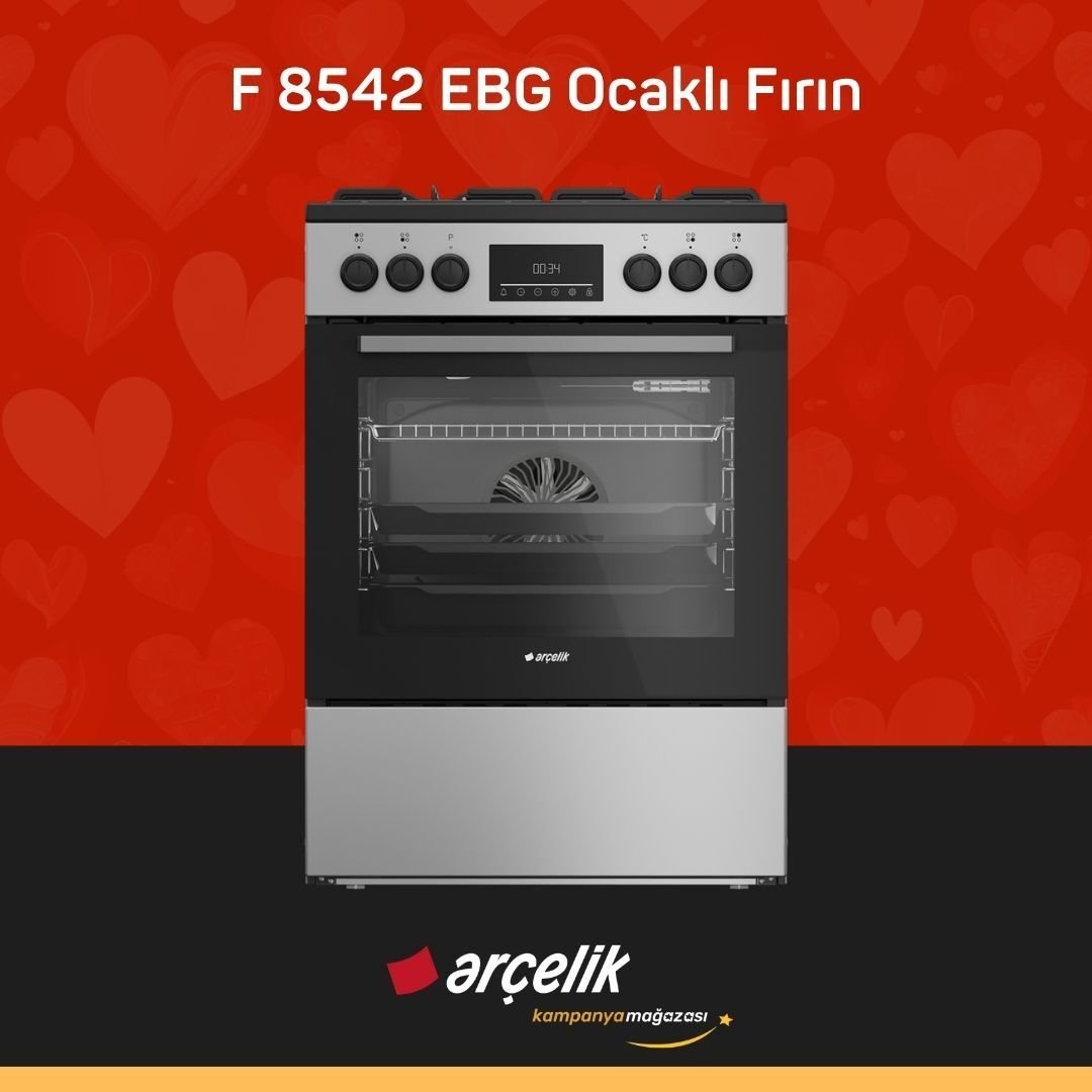 ARÇELİK F 8542 EBG Ocaklı Fırın