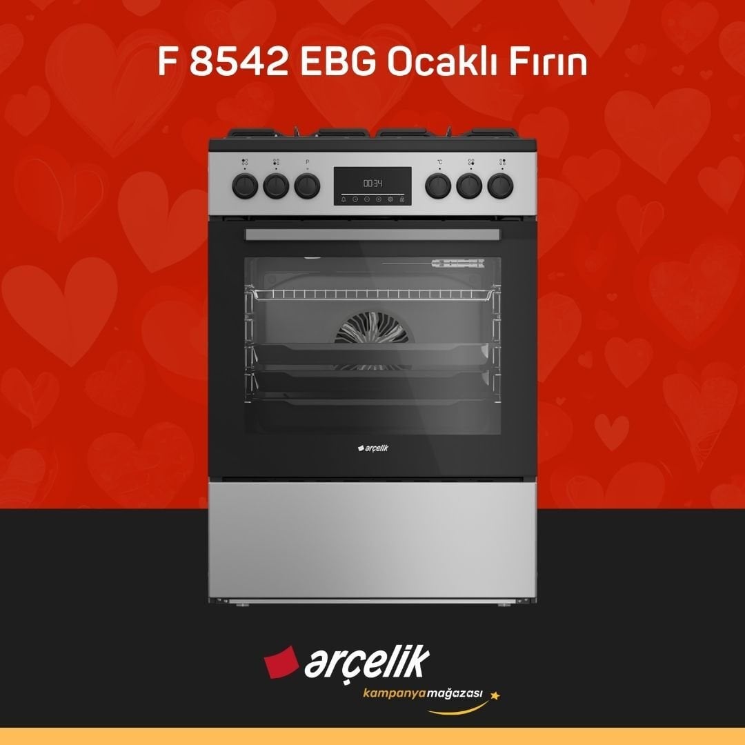 ARÇELİK F 8542 EBG Ocaklı Fırın
