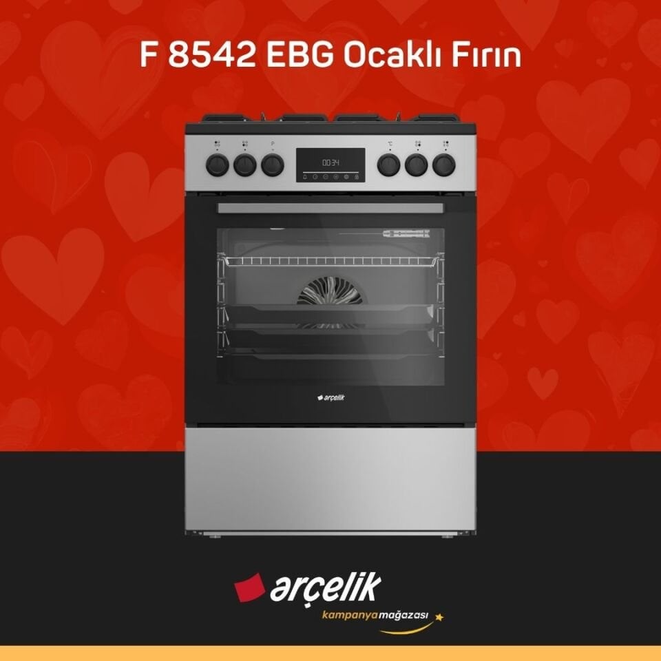 ARÇELİK F 8542 EBG Ocaklı Fırın
