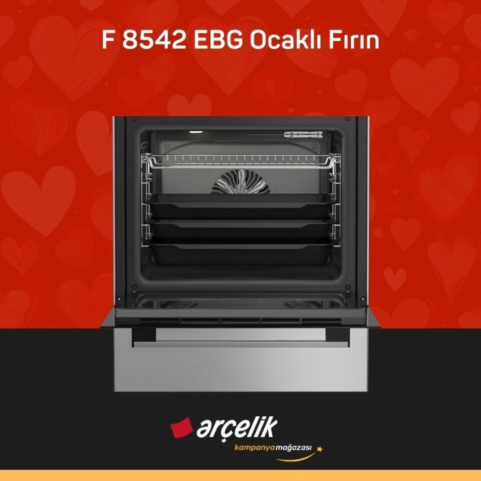 ARÇELİK F 8542 EBG Ocaklı Fırın