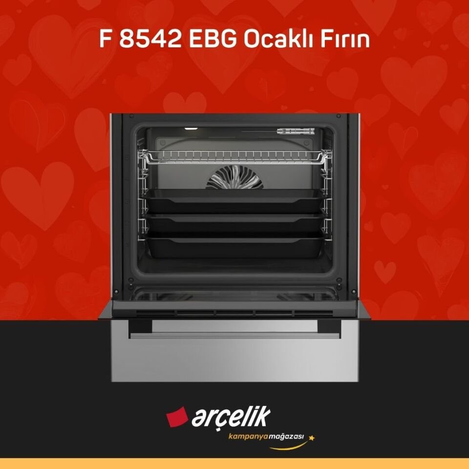 ARÇELİK F 8542 EBG Ocaklı Fırın
