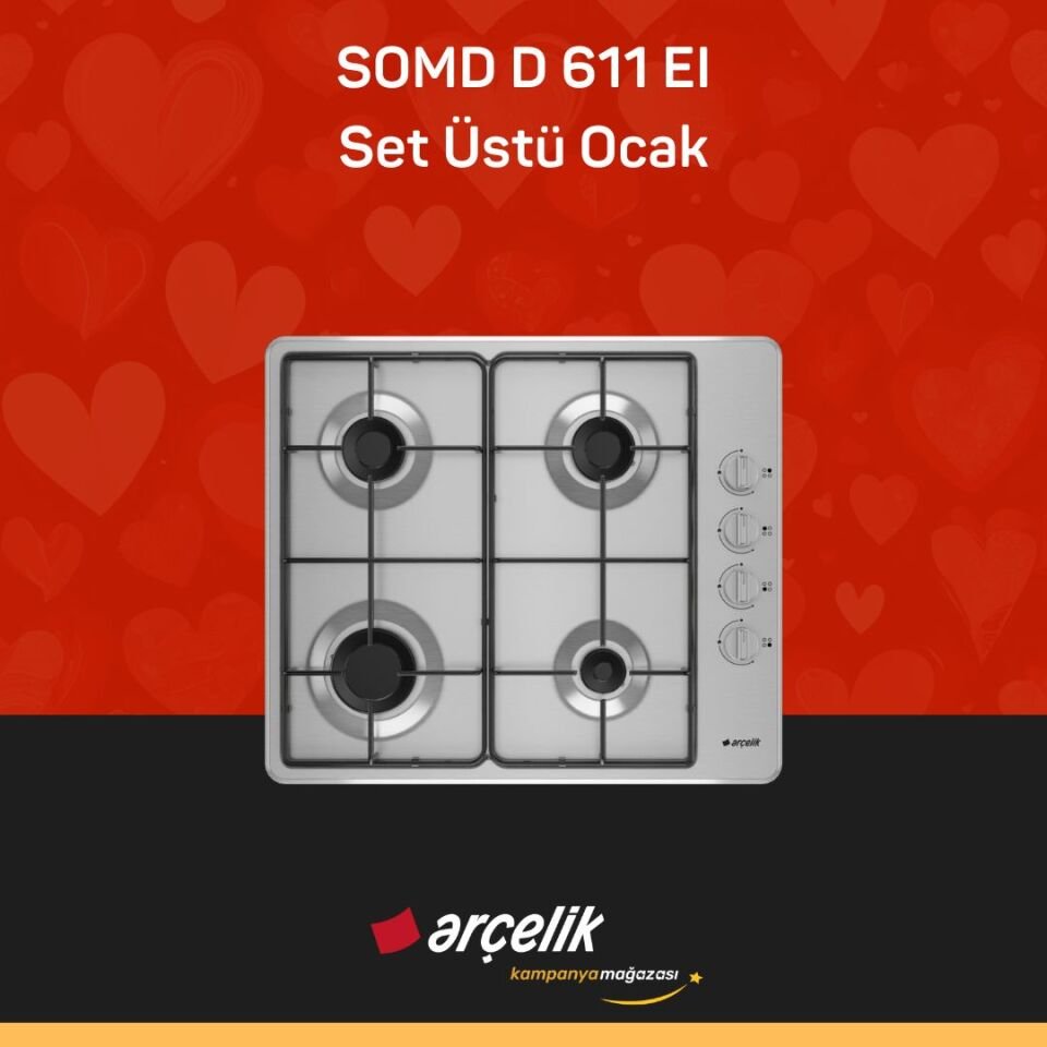 ARÇELİK SOMD D 611EI Set Üstü Ocak
