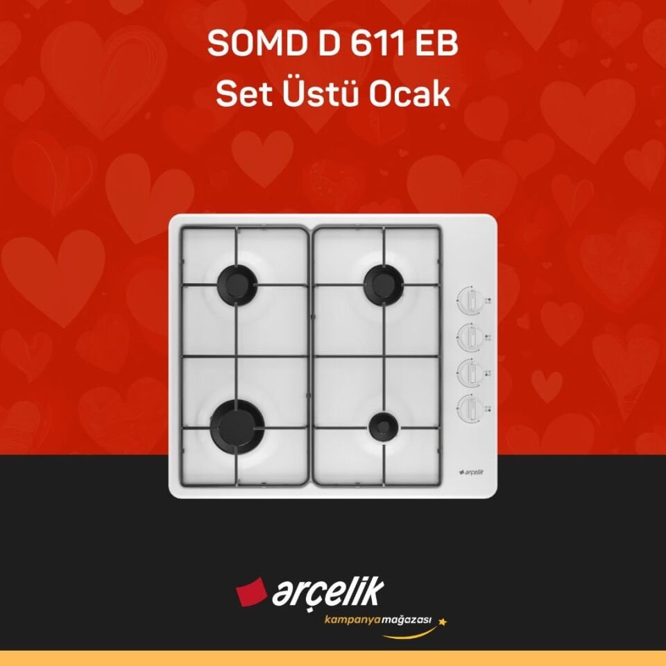 ARÇELİK SOMD D 611EB Set Üstü Ocak