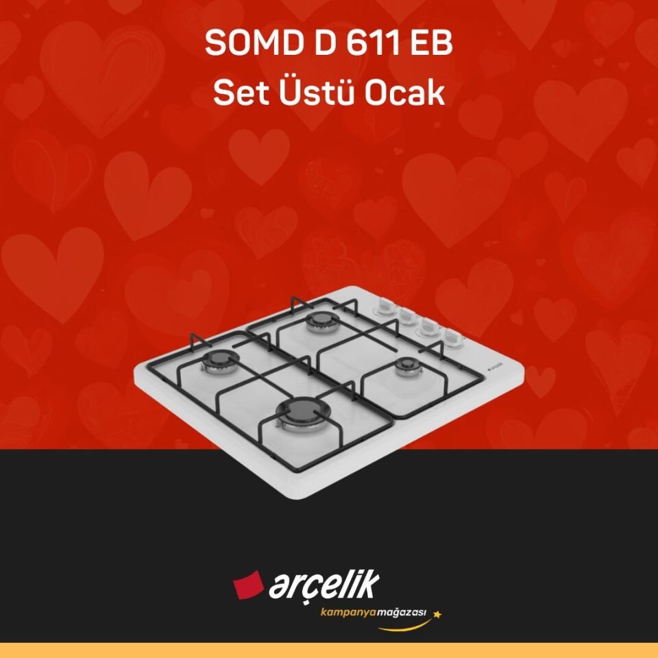 ARÇELİK SOMD D 611EB Set Üstü Ocak