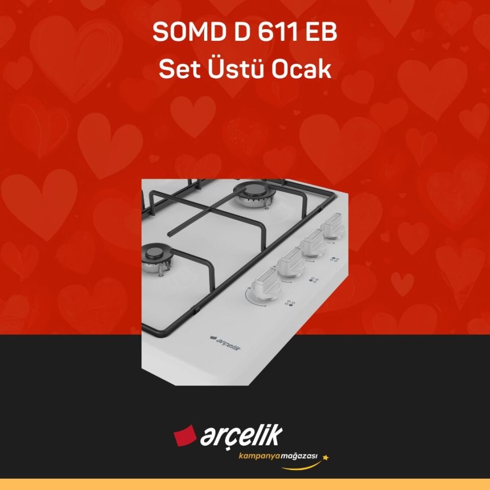 ARÇELİK SOMD D 611EB Set Üstü Ocak