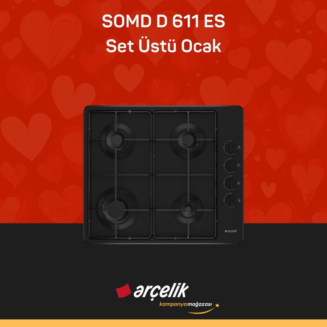 ARÇELİK SOMD D 611ES Set Üstü Ocak
