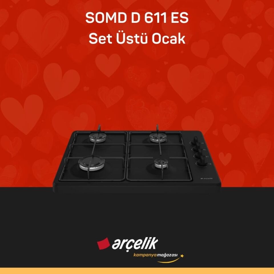 ARÇELİK SOMD D 611ES Set Üstü Ocak