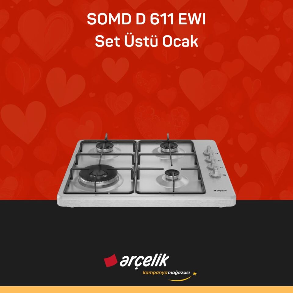 ARÇELİK SOMD D 611EWI Set Üstü Ocak