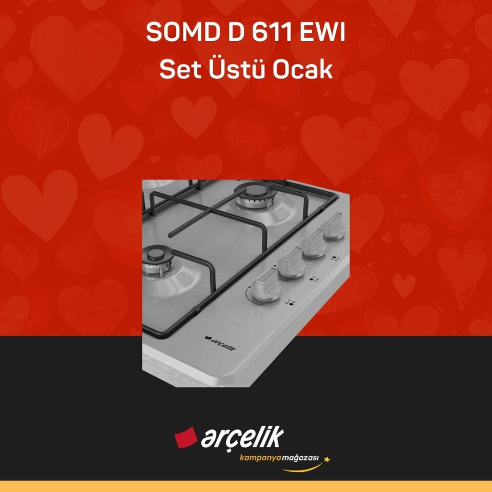 ARÇELİK SOMD D 611EWI Set Üstü Ocak