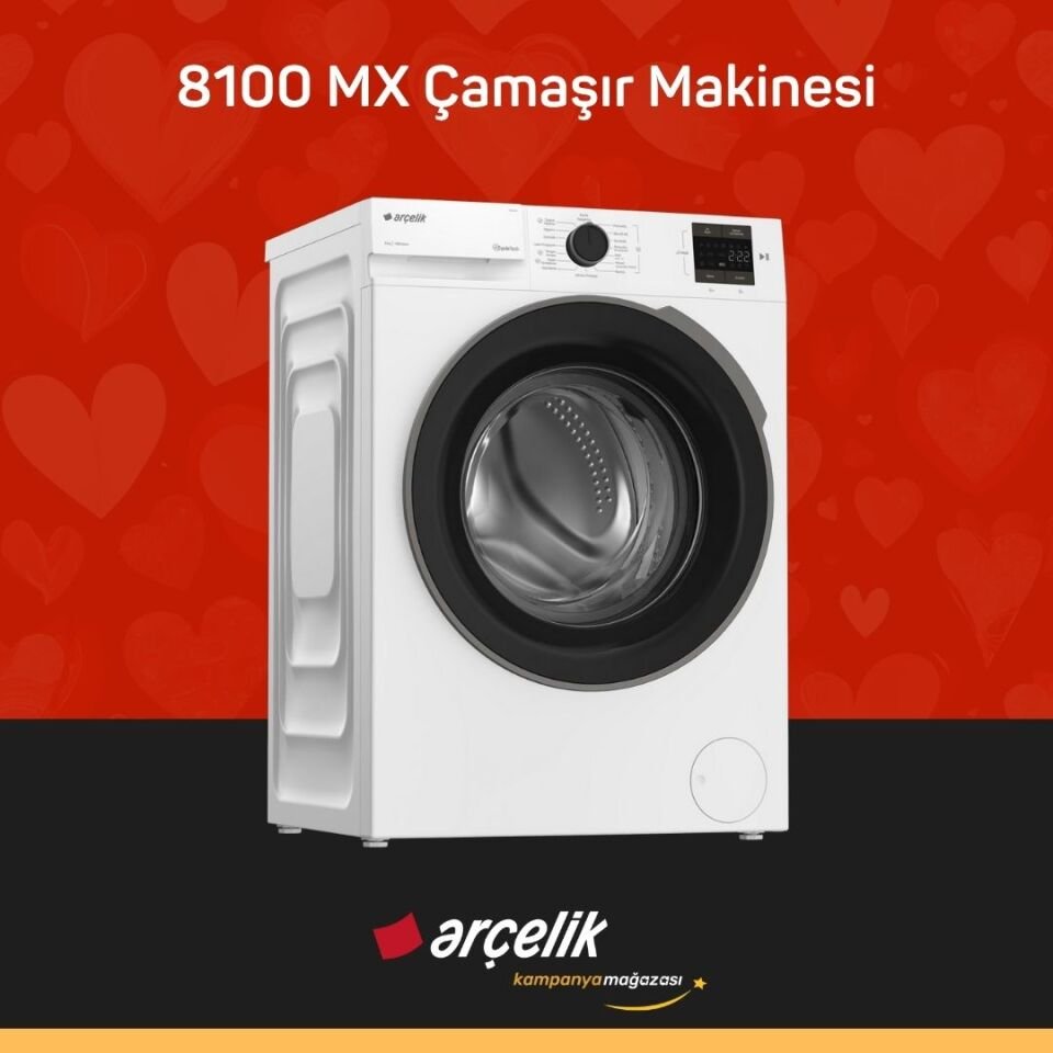 ARÇELİK 8100 MX Çamaşır Makinesi - 6444 Bulaşık Makinesi