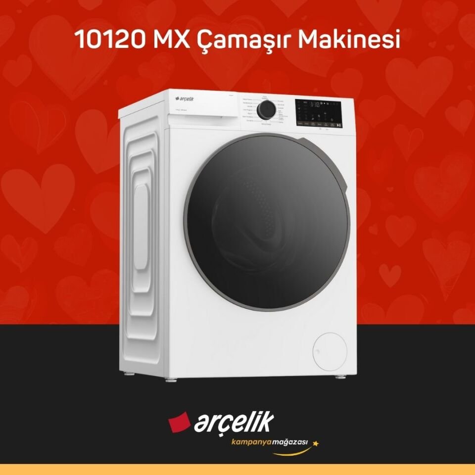 ARÇELİK 10120 MX Çamaşır Makinesi - 6444 Bulaşık Makinesi