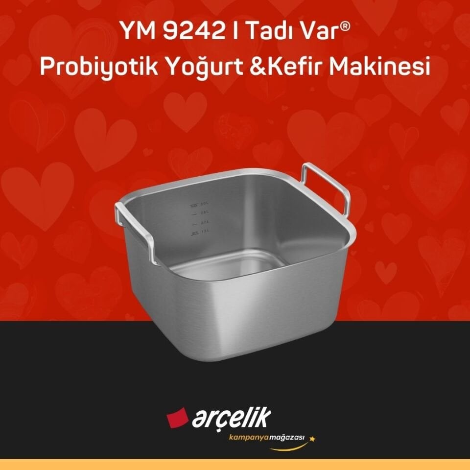 ARÇELİK YM 9242 I Tadı Var® Probiyotik Yoğurt & Kefir Makinesi