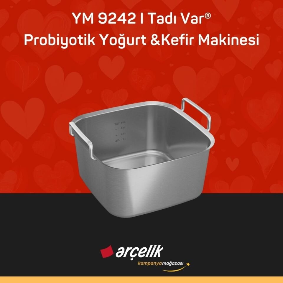 ARÇELİK YM 9242 I Tadı Var® Probiyotik Yoğurt & Kefir Makinesi