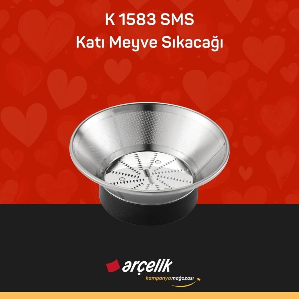 ARÇELİK K 1583 SMS Katı Meyve Sıkacağı