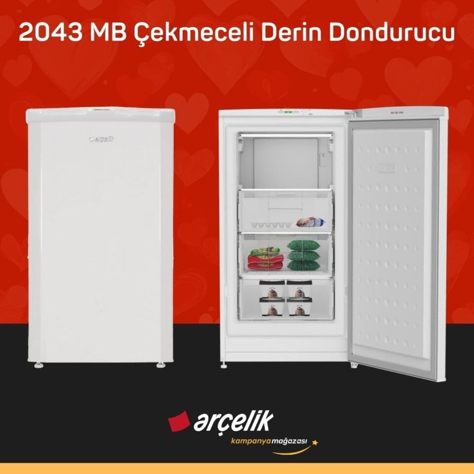 ARÇELİK 2043 MB 4 Bölmeli Derin Dondurucu