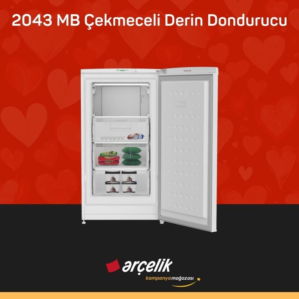 ARÇELİK 2043 MB 4 Bölmeli Derin Dondurucu