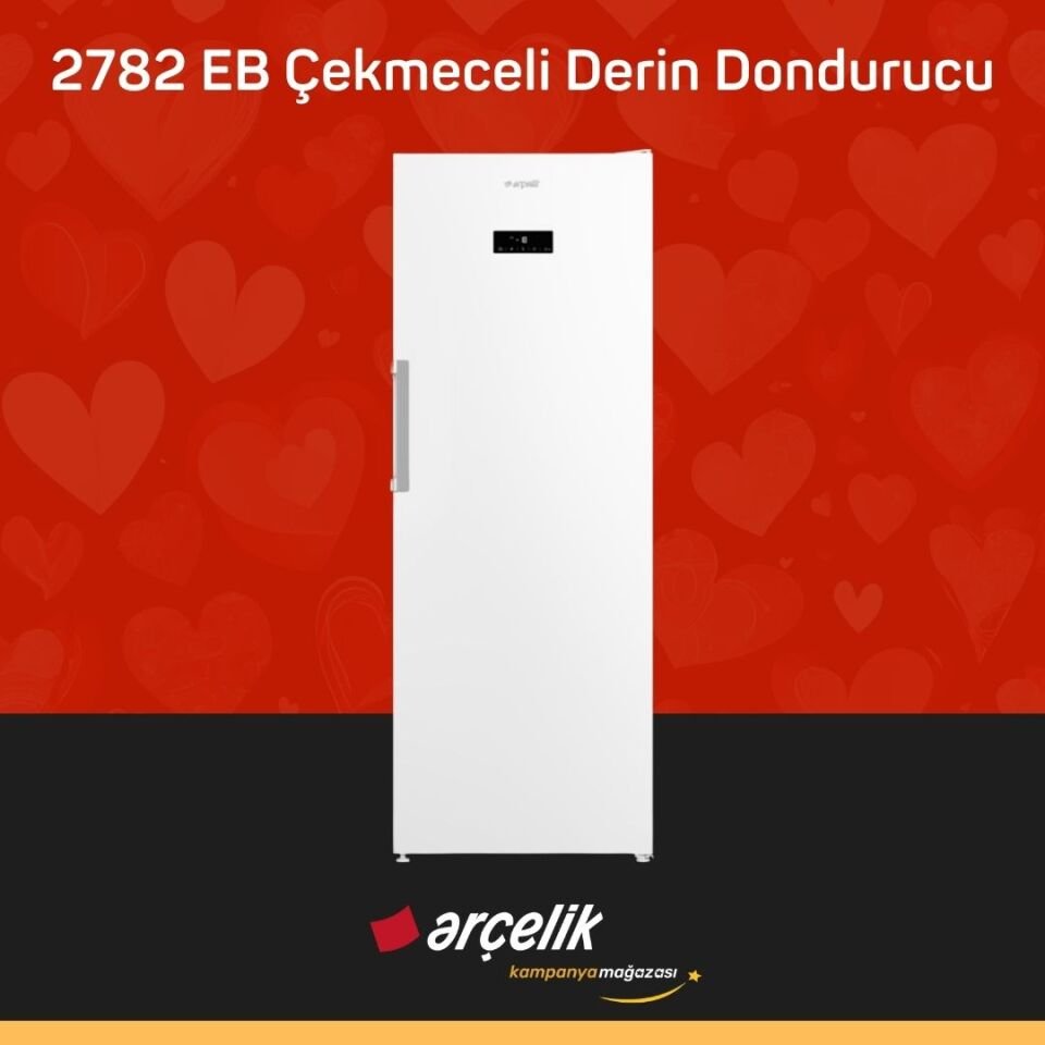 ARÇELİK 2782 EB 8 Bölmeli Derin Dondurucu