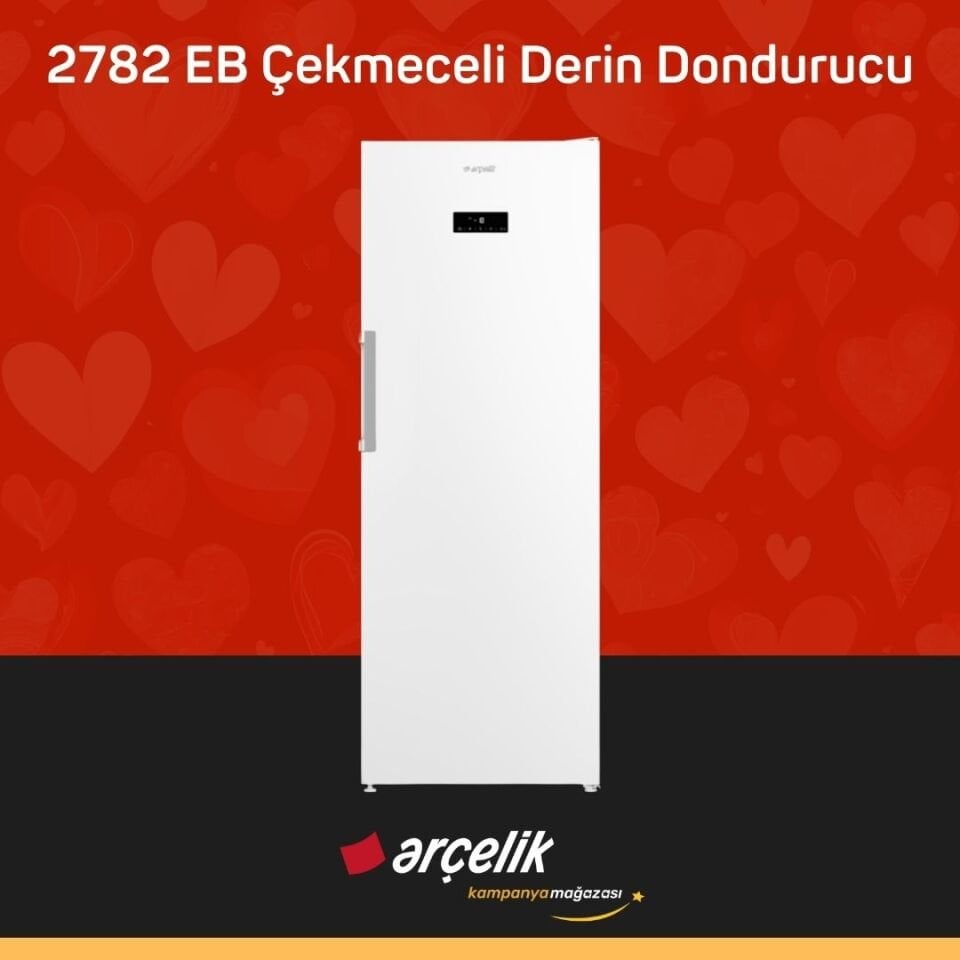 ARÇELİK 2782 EB 8 Bölmeli Derin Dondurucu