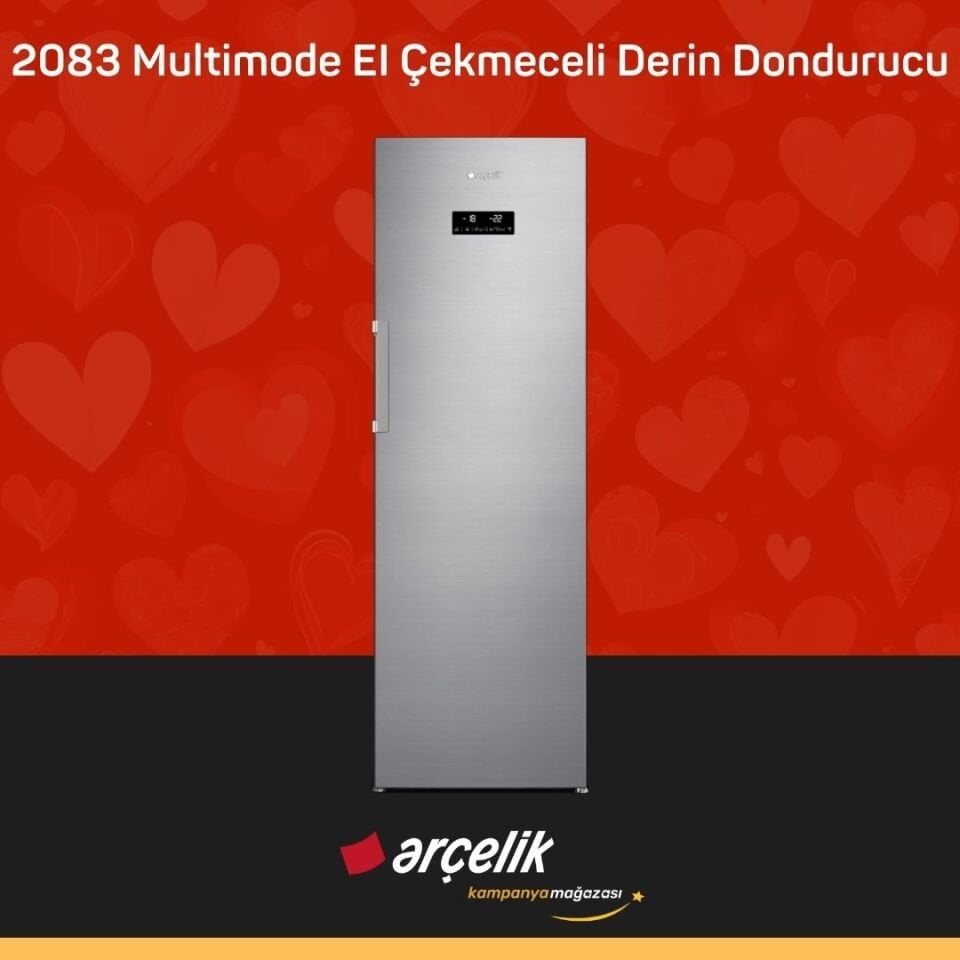 ARÇELİK 2083 Multimode EI 8 Bölmeli Derin Dondurucu