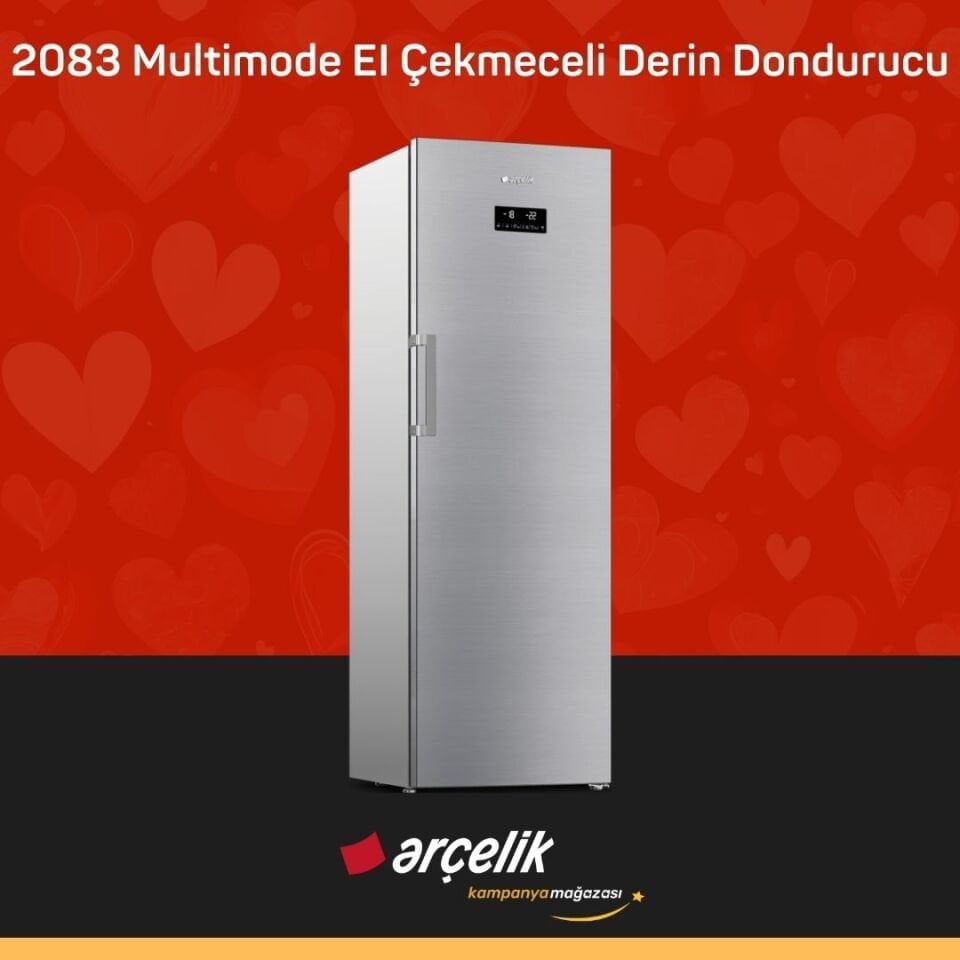 ARÇELİK 2083 Multimode EI 8 Bölmeli Derin Dondurucu