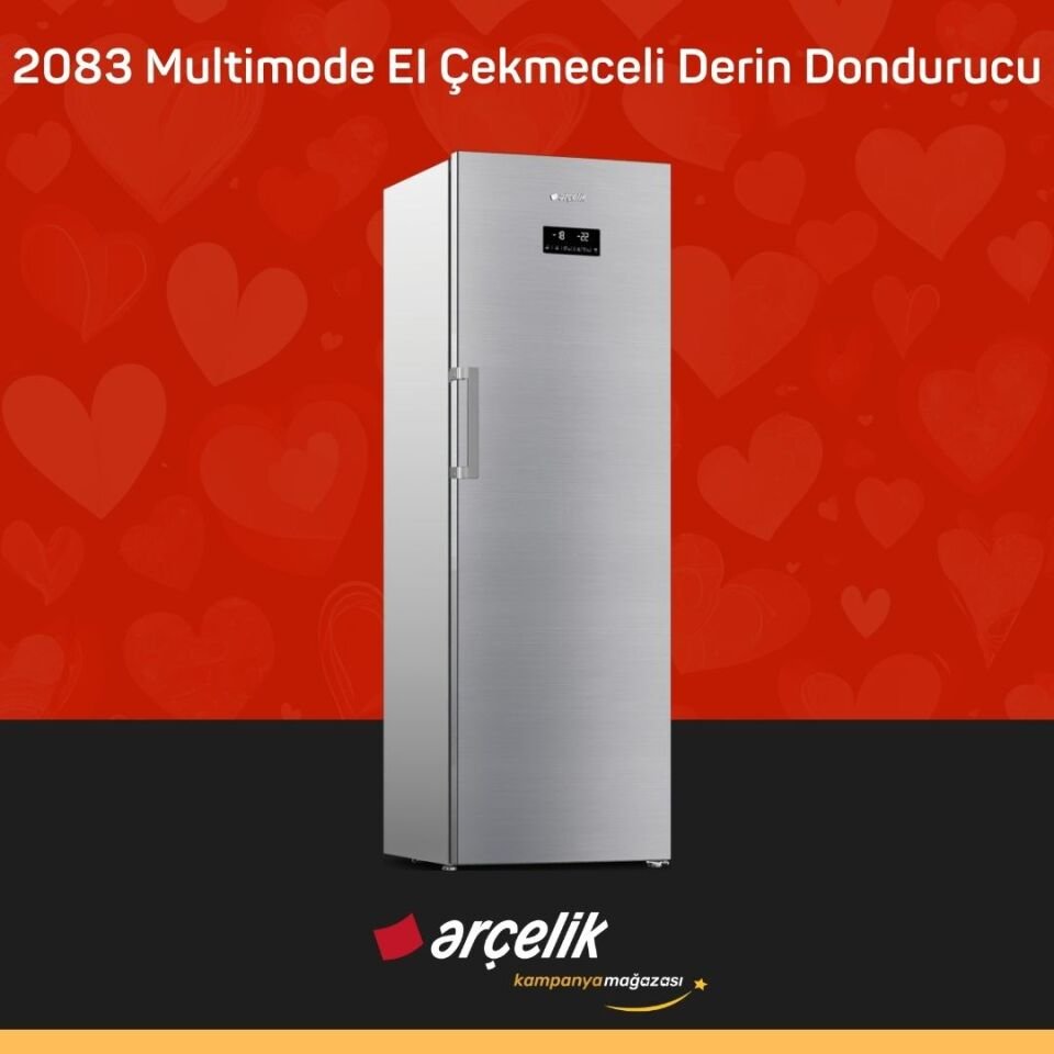 ARÇELİK 2083 Multimode EI 8 Bölmeli Derin Dondurucu