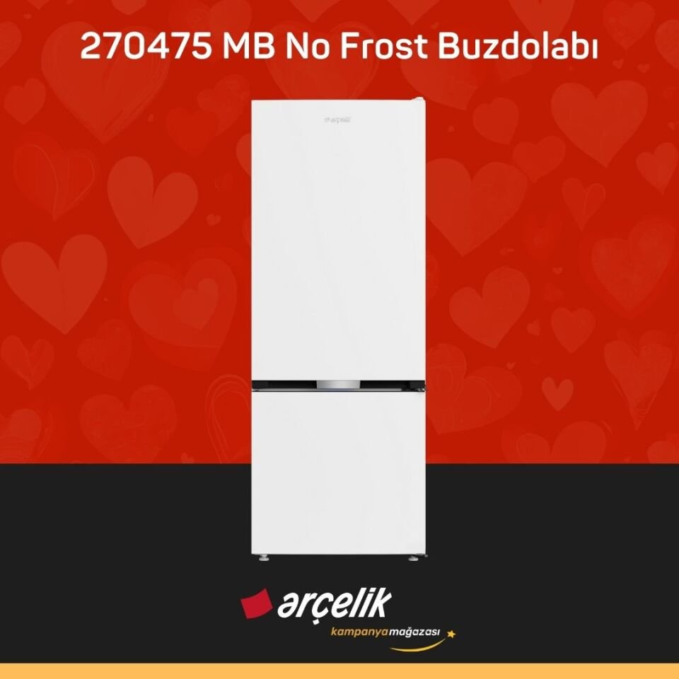 ARÇELİK 270475 MB Alttan Donduruculu Buzdolabı