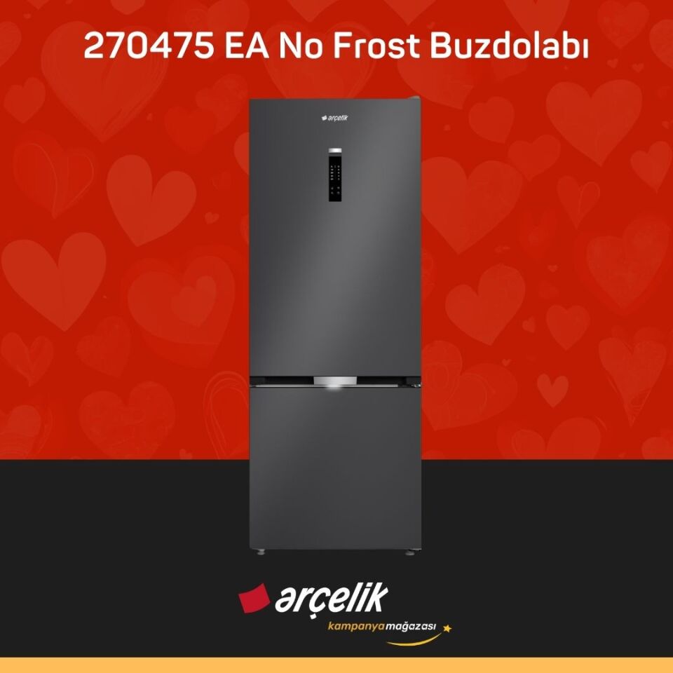 ARÇELİK 270475 EA Alttan Donduruculu Buzdolabı