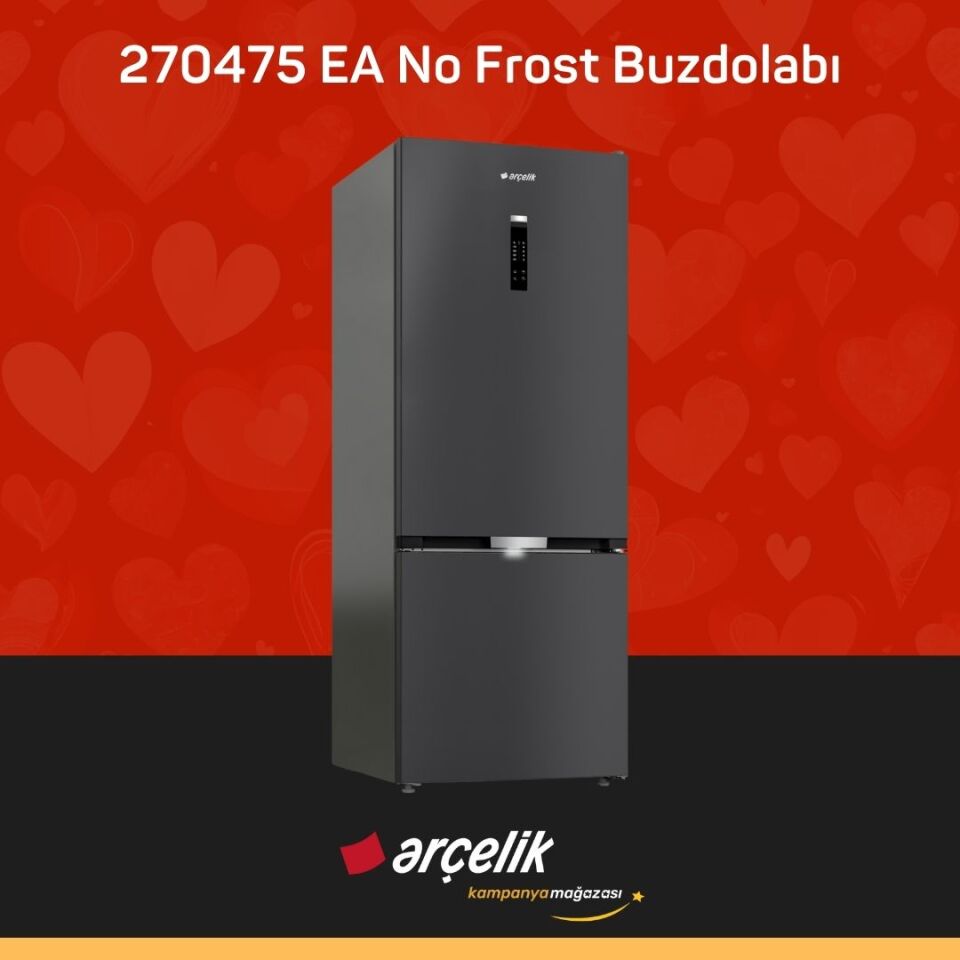 ARÇELİK 270475 EA Alttan Donduruculu Buzdolabı