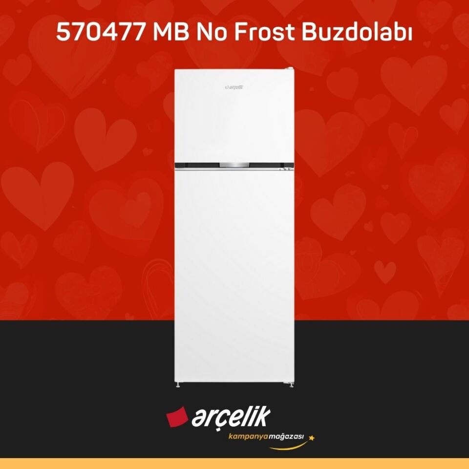 ARÇELİK 570477 MB Üstten Donduruculu Buzdolabı