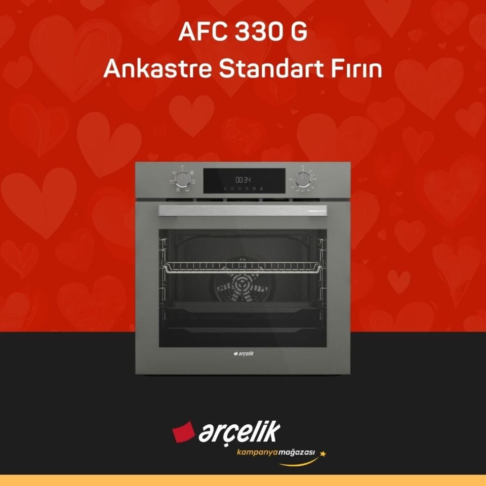 ARÇELİK AFC 330 G Fibona Serisi Ankastre Standart Fırın