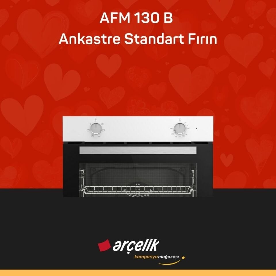 ARÇELİK AFM 130 B Fibona Serisi Ankastre Standart Fırın