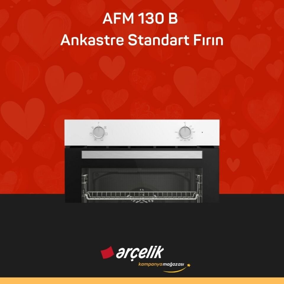 ARÇELİK AFM 130 B Fibona Serisi Ankastre Standart Fırın