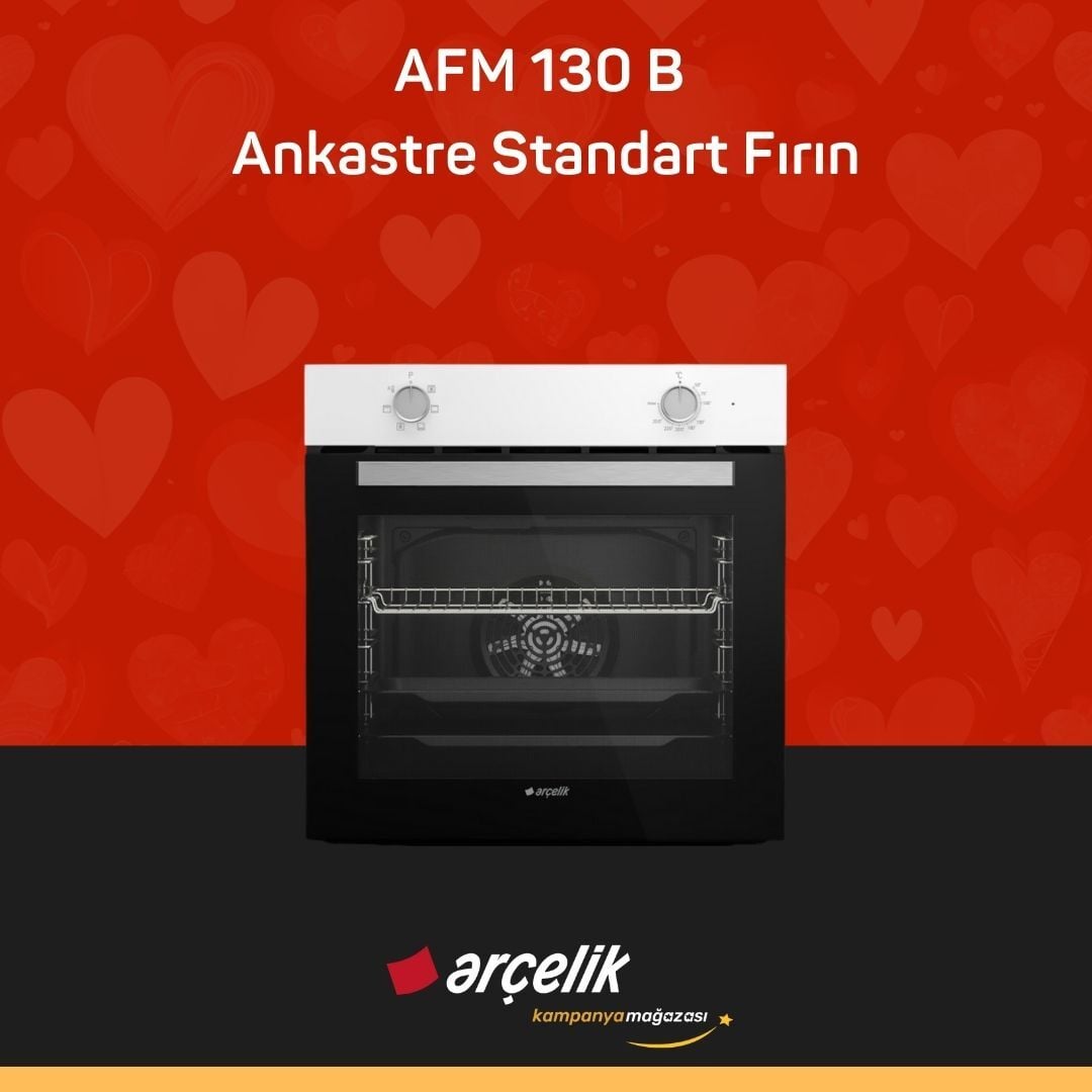 ARÇELİK AFM 130 B Fibona Serisi Ankastre Standart Fırın