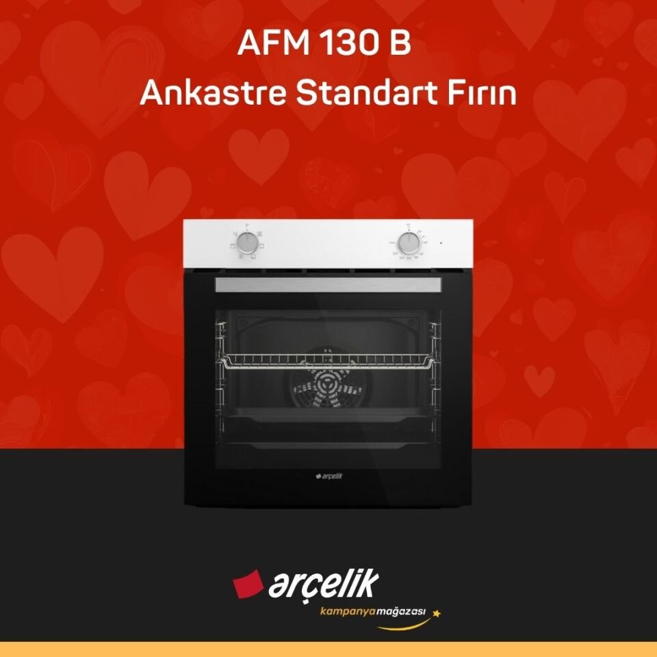 ARÇELİK AFM 130 B Fibona Serisi Ankastre Standart Fırın