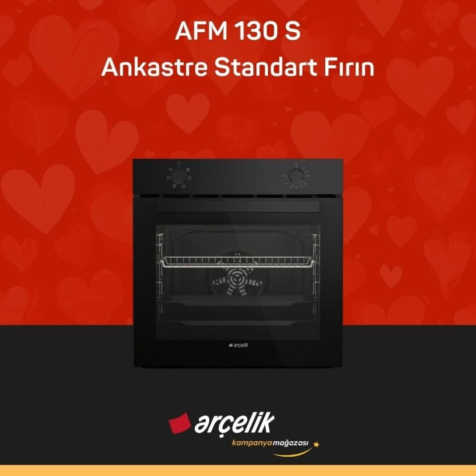 ARÇELİK AFM 130 S Fibona Serisi Ankastre Standart Fırın
