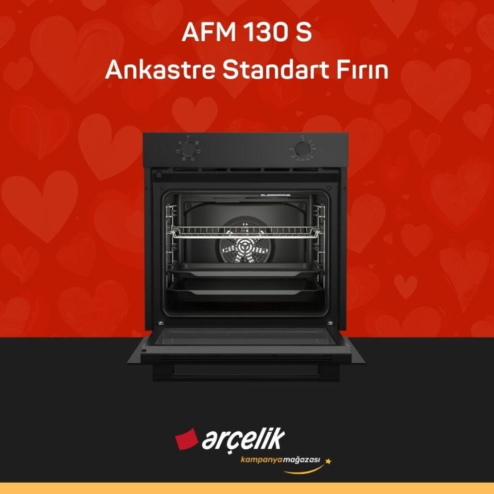 ARÇELİK AFM 130 S Fibona Serisi Ankastre Standart Fırın