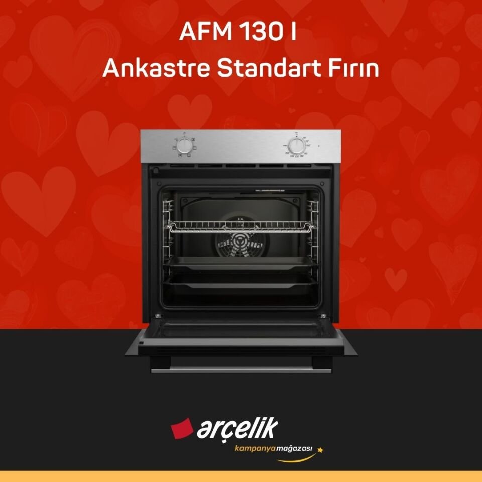 ARÇELİK AFM 130 I Fibona Serisi Ankastre Standart Fırın