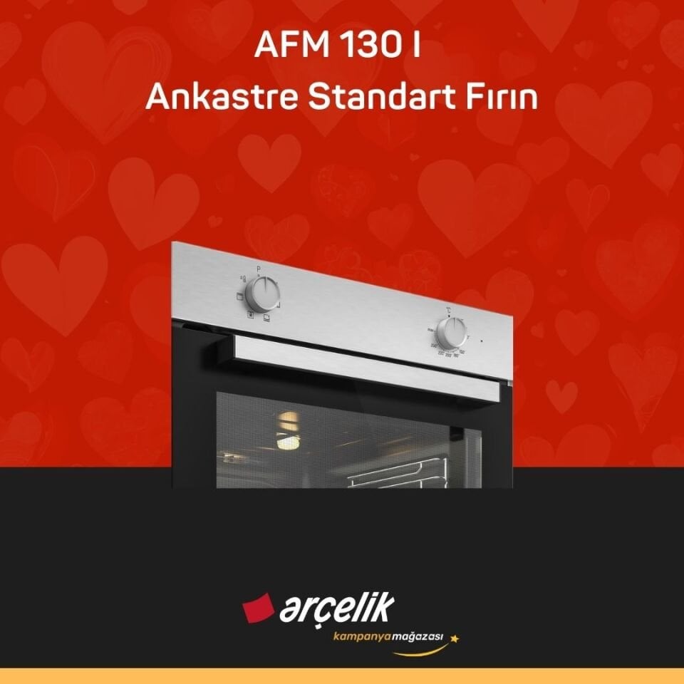 ARÇELİK AFM 130 I Fibona Serisi Ankastre Standart Fırın